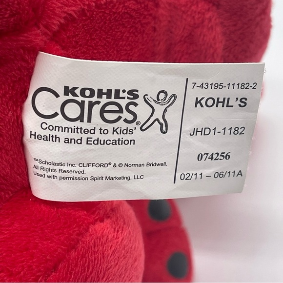 Clifford the Big Red Dog 13” Plush Stuffed Animal By Kohl’s Cares - Picture 8 of 9